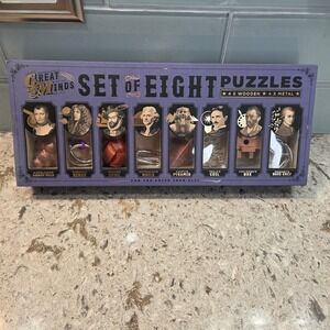 Professor Puzzle Great Minds Set of Eight Puzzles SEALED